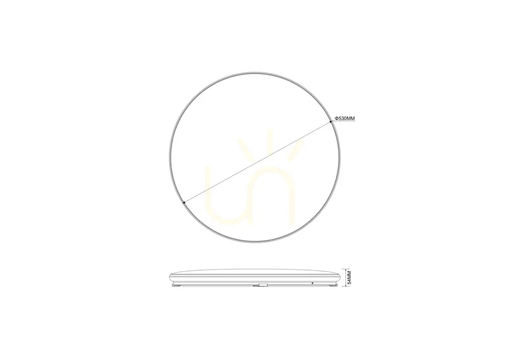 Plafonieră Zuma Line OMAR JE-DHR-0530-GD LED auriu Expediere rapidă
