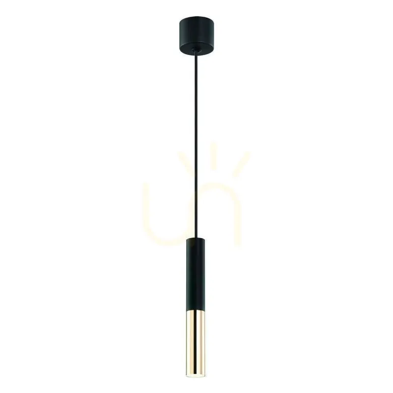 Lampa suspendată Slimi S Nero / Gold de Orlicki Design Bestseller