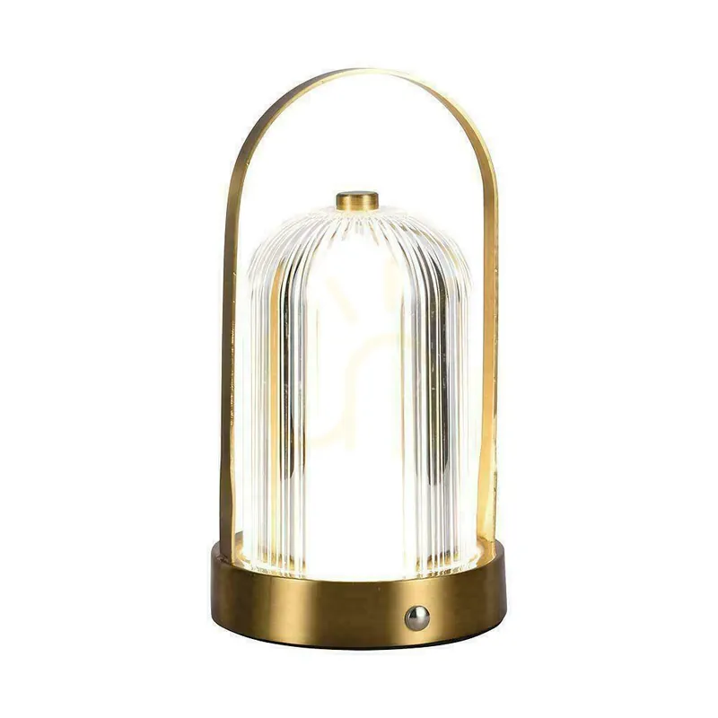 V-TAC 1W LED lampă de birou pentru noptieră 22cm încărcare USB Dimmable aur VT-1057 3000K-6000K 55lm Livrare expres