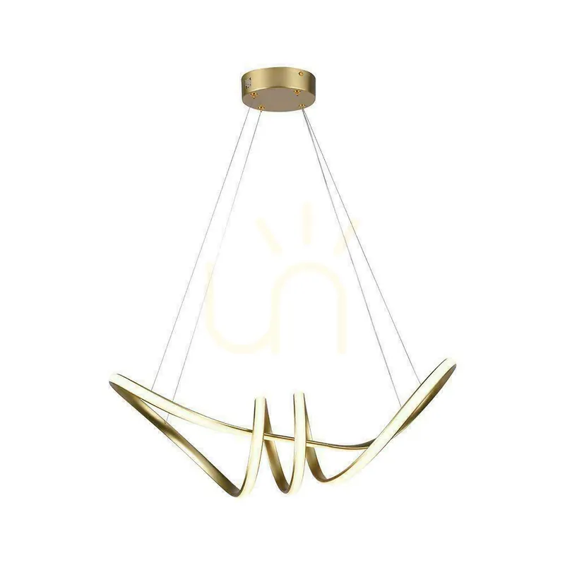 Preț mic V-TAC 24W LED Pandantiv Lumina Champagne Gold VT-7798 3000K 3240lm