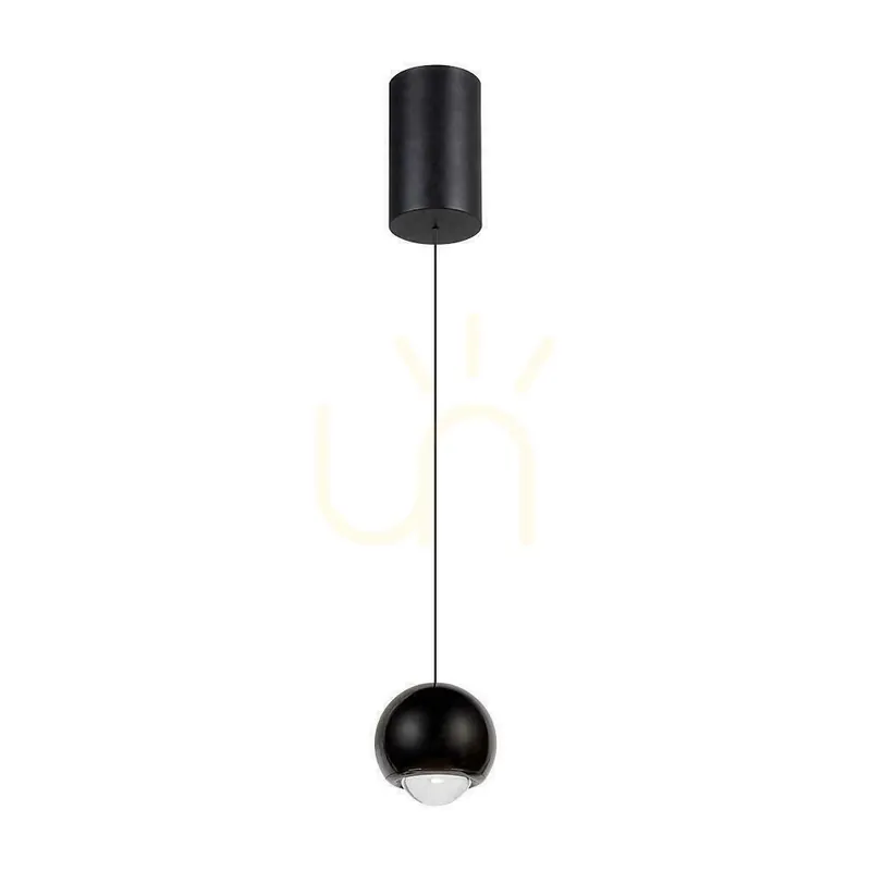 V-TAC LED pandantiv corp de iluminat 6W reglabil 200cm Negru VT-7508 3000K 500lm Retur gratuit