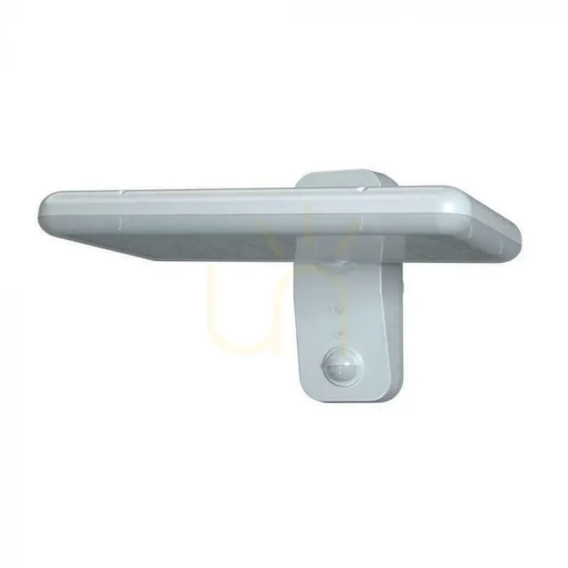 Expediere rapidă V-TAC 15W CCT senzor de mișcare IP65 alb VT-414 4000K-6000K 2000lm lampă solară de perete montată pe perete de grădină.