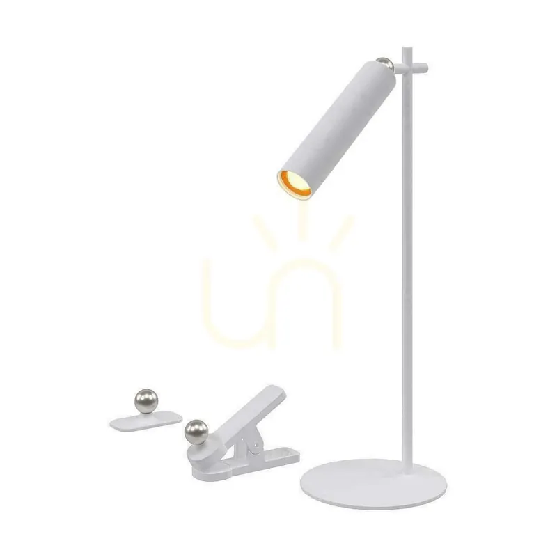 Expediere rapidă V-TAC 4-in-1 Lampă de birou 37cm Clip tapet Lanternă 3W LED alb VT-7413 4000K 300lm