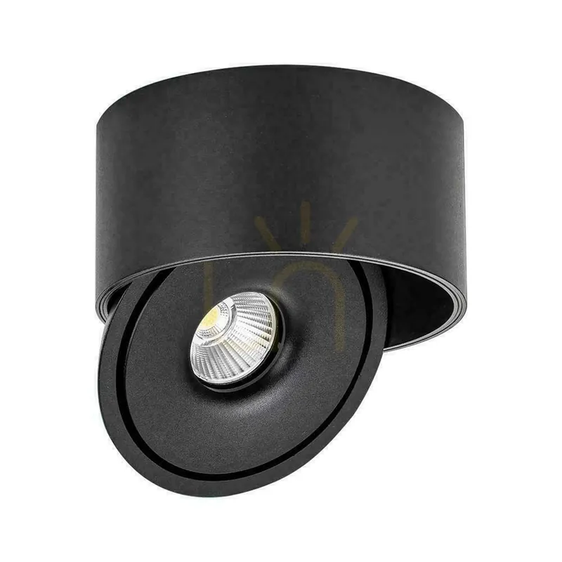 Doar azi Spot jos montat la suprafață V-TAC 20W înclinare CRI90 CCT negru VT-2825 3000K-4000K-6400K 1408lm.