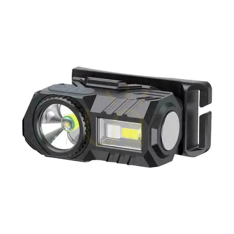 Super ofertă V-TAC 3W SMD Încărcare USB-C IP43 VT-9902 190lm 3-in-1 Lanternă cu cap pentru biciclete.