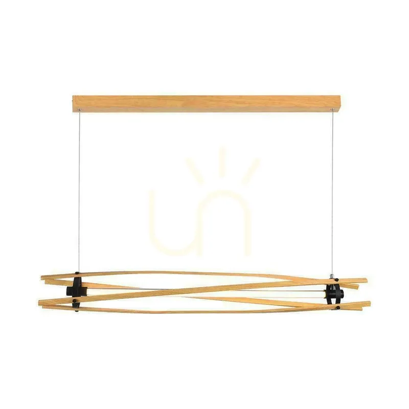 Corp de iluminat suspendat V-TAC LED 15W WOOD 120cm VT-7978 3000K 1600lm Retur gratuit