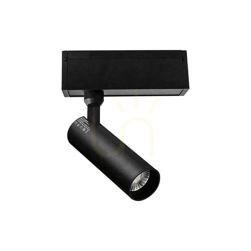 Livrare rapidă Sistem de șine magnetice 24V V-TAC 15W LED proiector negru CRI90+ UGR19 VT-4215 3000K 900lm 3 ani garanție