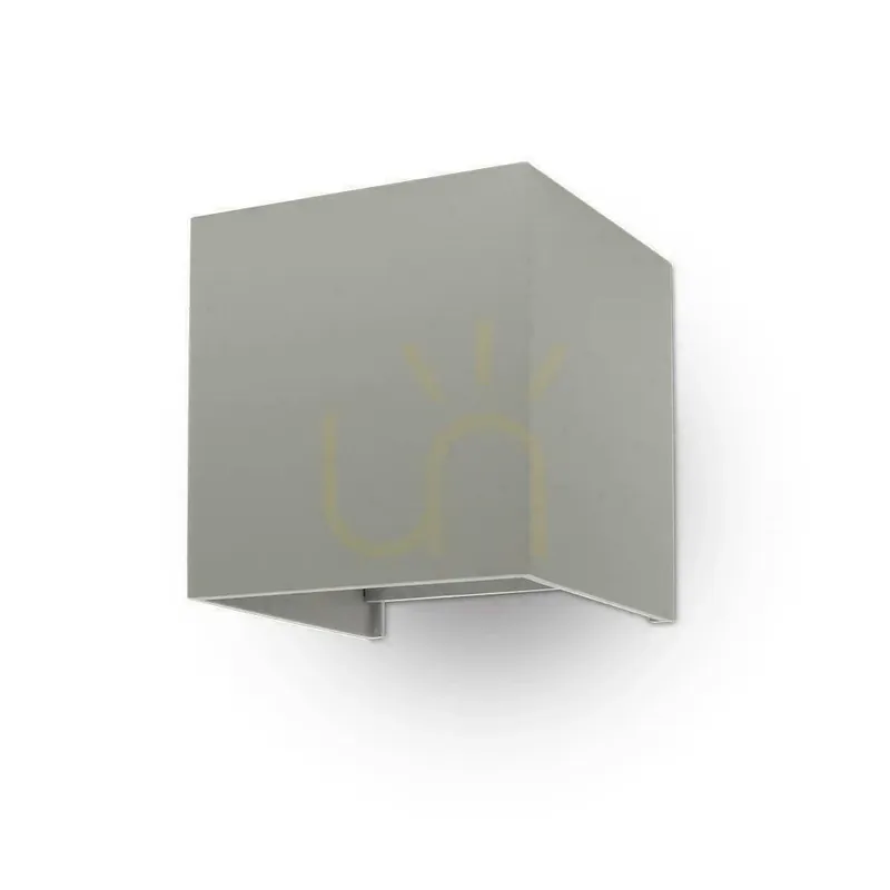 V-TAC 11W LED Top Down Chip reglabil BRIDGELUX Grey Square IP65 VT-759-12-G 4000K 1360lm Corp de iluminat de perete. Preferatul clienților