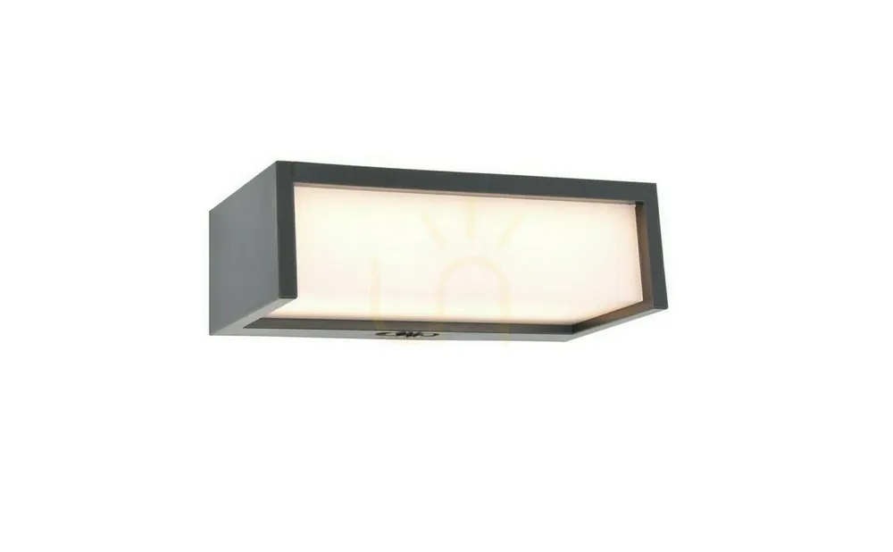 Plată sigură Lampă de perete exterior LED cu senzor Lutec TELIS 6929701335 gri/antracit