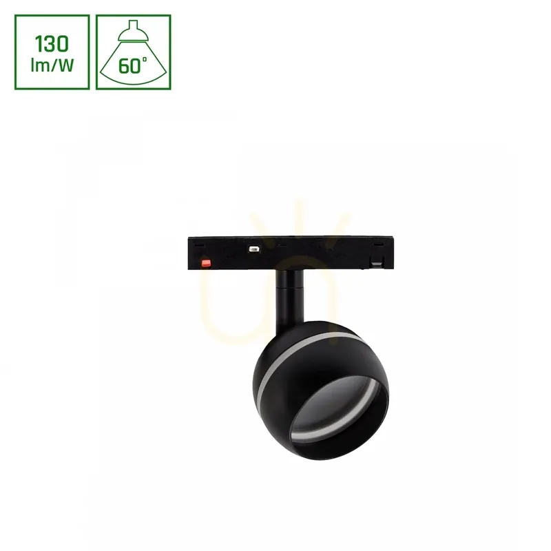 Reducere extra Sistem Shift Basic Globe Ring Light Fixture 90mm 10W 3000 K negru.