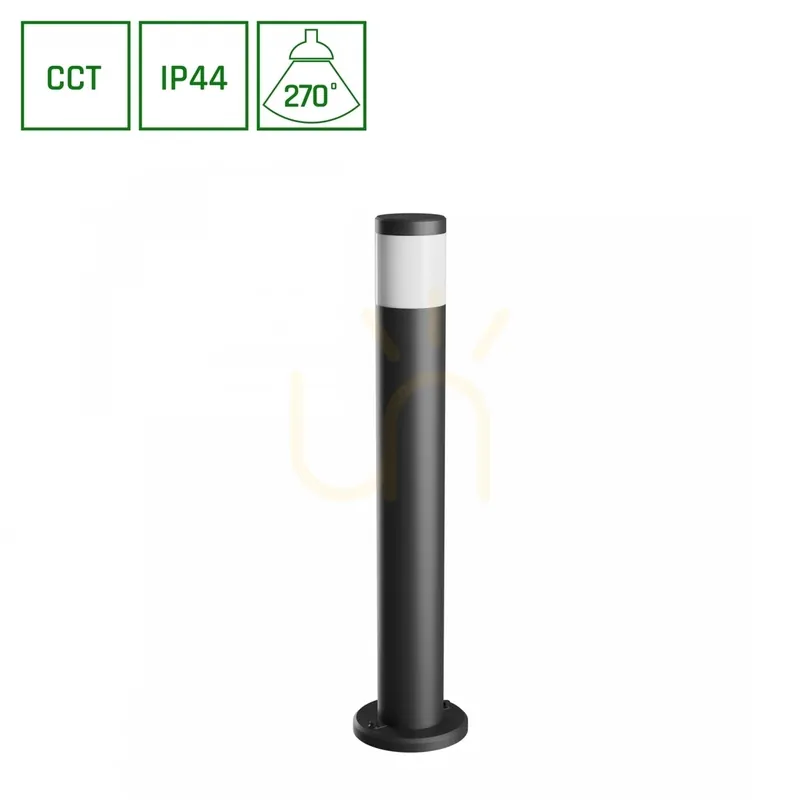 Coloana Stella GU10 6W CCT 230V 270 St IP44 Lampă de exterior în picioare Ik08 175 X722mm Negru rotund. Chilipir