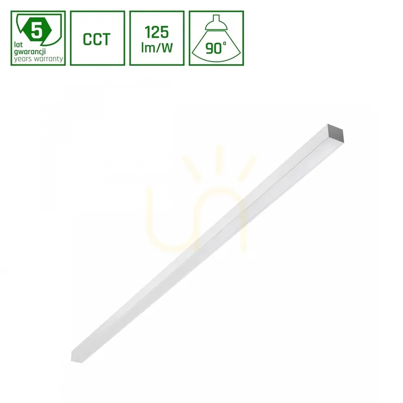 ALLDAY BASIC Bară de iluminat 50W 3 CCT 230V 90st IP20 1503x42x37mm Alb Pr Ugr<19 5 ani garanție. Preferatul clienților