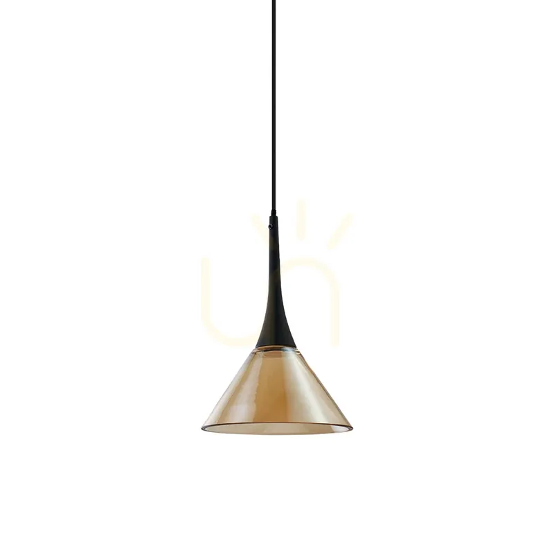 Lampă suspendată Ideallux Cocktail chihlimbar/negru sticlă LED 15 cm 353623
Ofertă Limitată Cel mai bun preț
