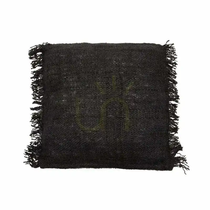 Husă de pernă BAZAR BIZAR Oh My Gee Collection 60x60 Black Navy Ofertă limitată