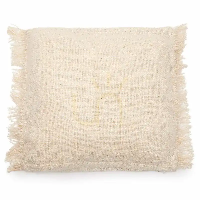 Reducere de preț Față de pernă BAZAR BIZAR Oh My Gee Crem 60x60 cm