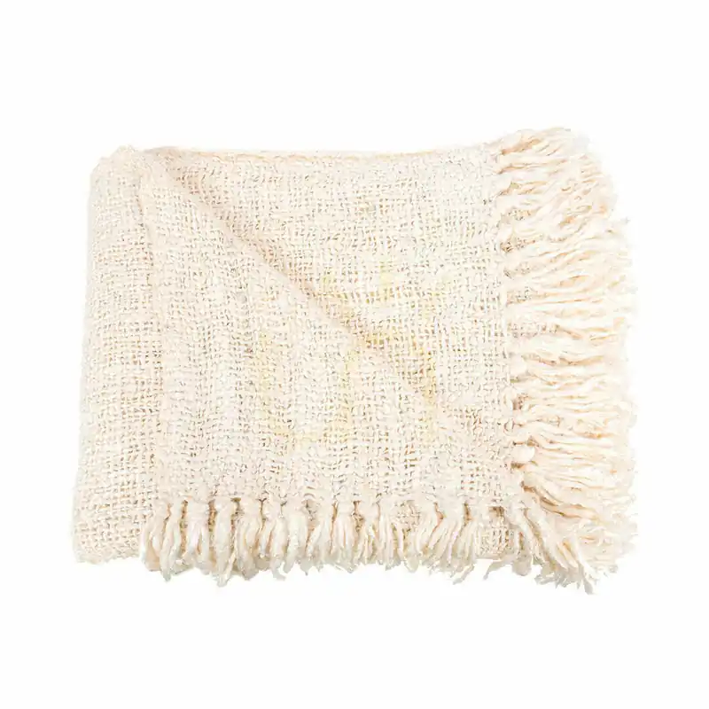 Pled cremă BAZAR BIZAR Oh My Gee Collection 130x170 cm Preț redus