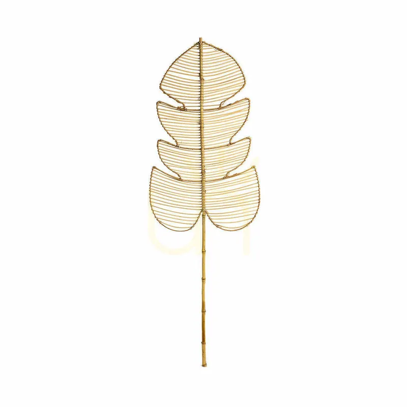 Super ofertă Decor Monstera din ratan BAZAR BIZAR natural bej 120x40 cm