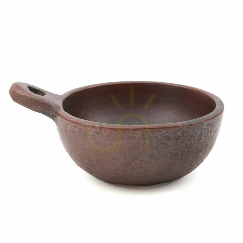 Bol decorativ cu mâner BAZAR BIZAR Bowls teracotă M 22 cm Popular