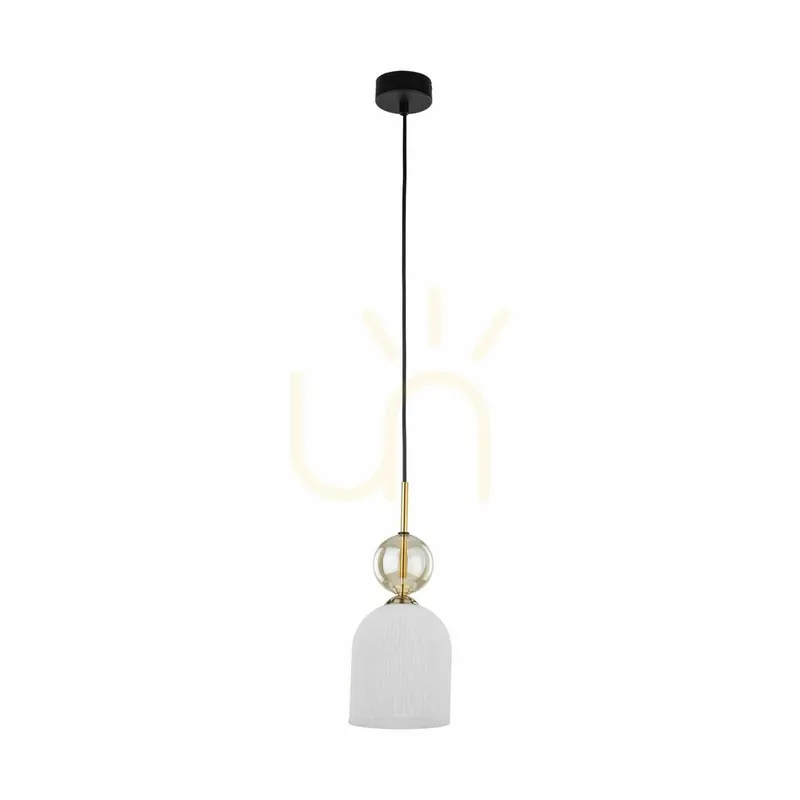 Lampa suspendată Sophia Cognac White 1 Xe14 Ofertă limitată