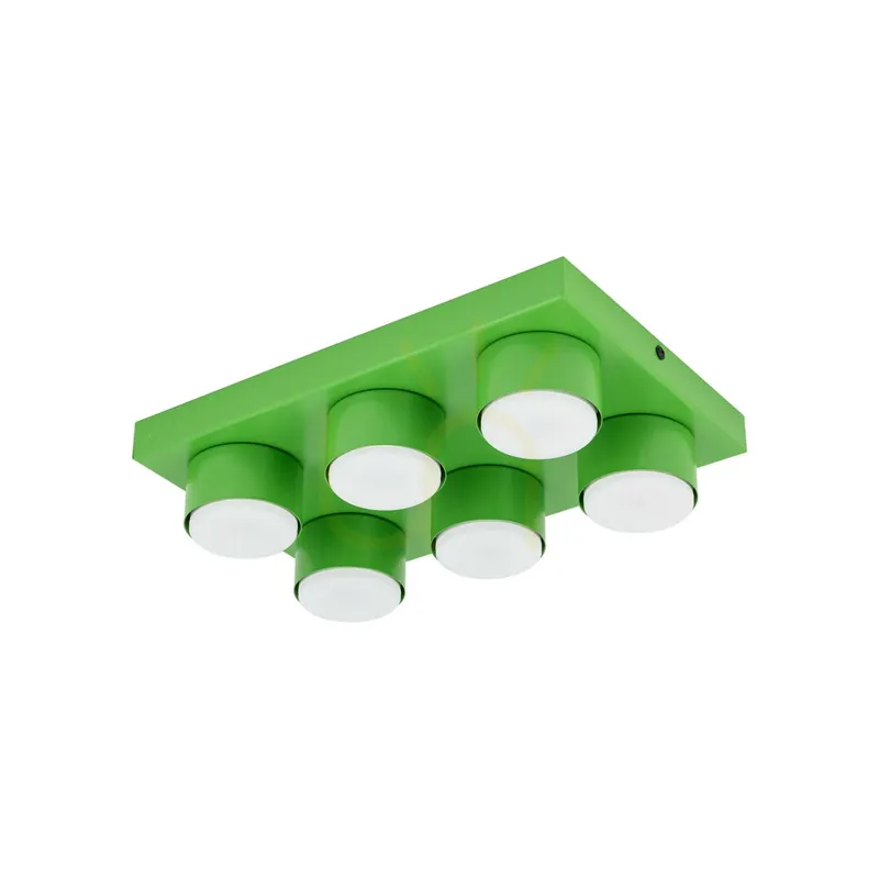 Premium Lampa de tavan Brix Green 6 Xgx53