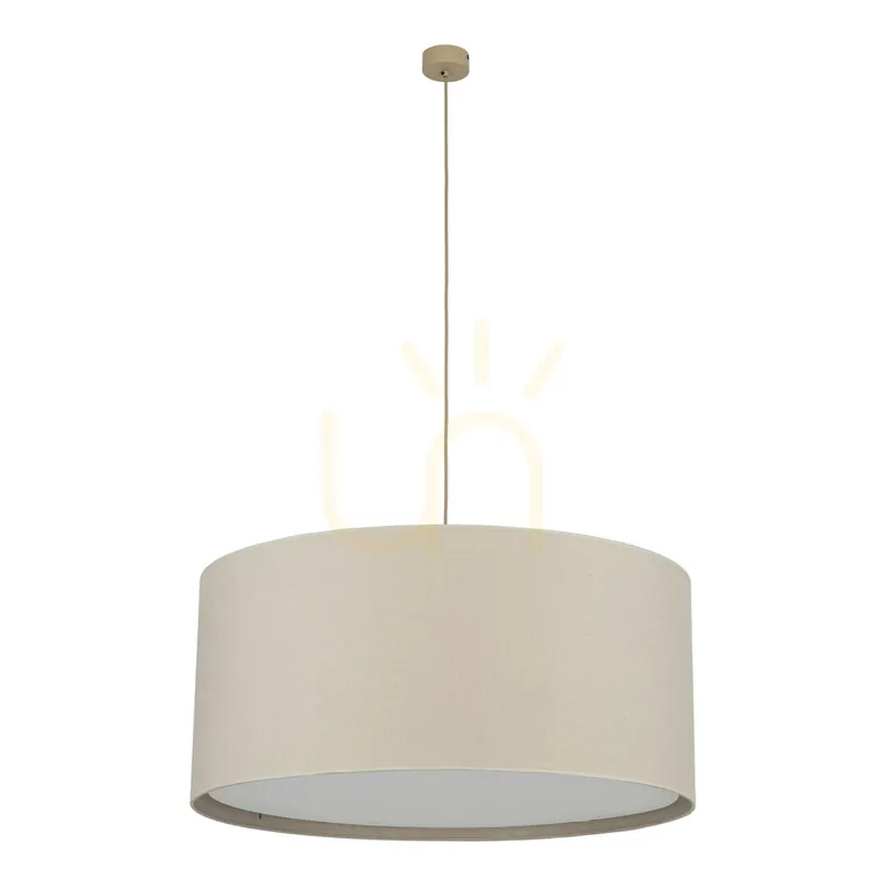 Lampa suspendată Largo Linen, 3 x E27 Cumpărături sigure