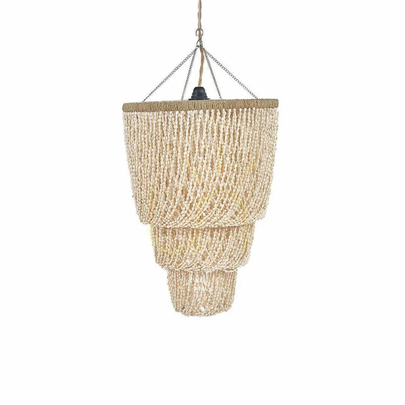 Candelabru handmade scoică naturală M 68x31x31 cm Reducere