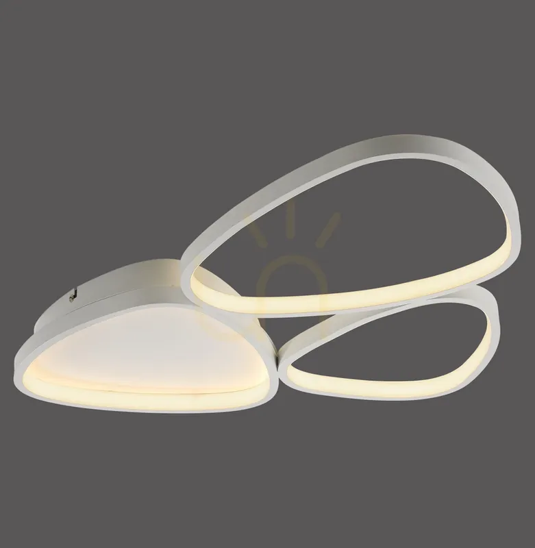 PEBBLES Plafond 14049-16 Alb 3xLED Premium