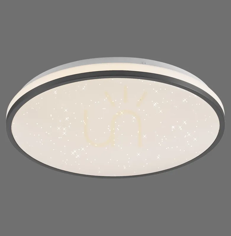 Calitate înaltă Plafond KYLE14294-18 Negru 1xLED
