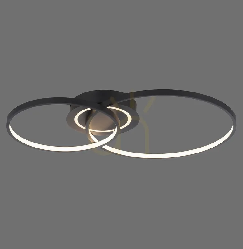 ASMINA Plafond 14540-18 Negru 3xLED Ultima șansă