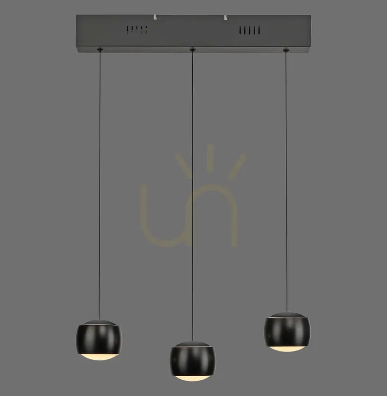 Vezi acum BALLINI Lampă suspendată 15261-18 negru 3xLED