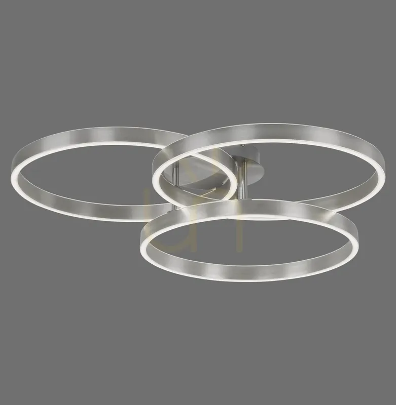 Calitate înaltă Plafond PAAN 6233-55 Argint 2xLED
