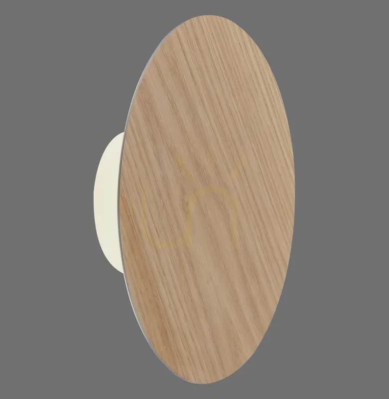 AKKU-PUNTUA lampă de perete 8153-79 Wood 1xLED Livrare expres