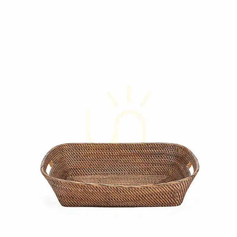 Discount Coș de răchită BAZAR BIZAR Hannah maro natural M Baskets