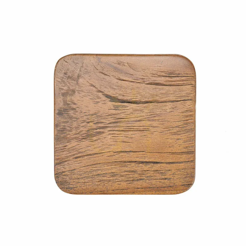 Cel mai vândut Suport pahar BAZAR BIZAR, mediu, rustic, negru spălat 10x10 cm