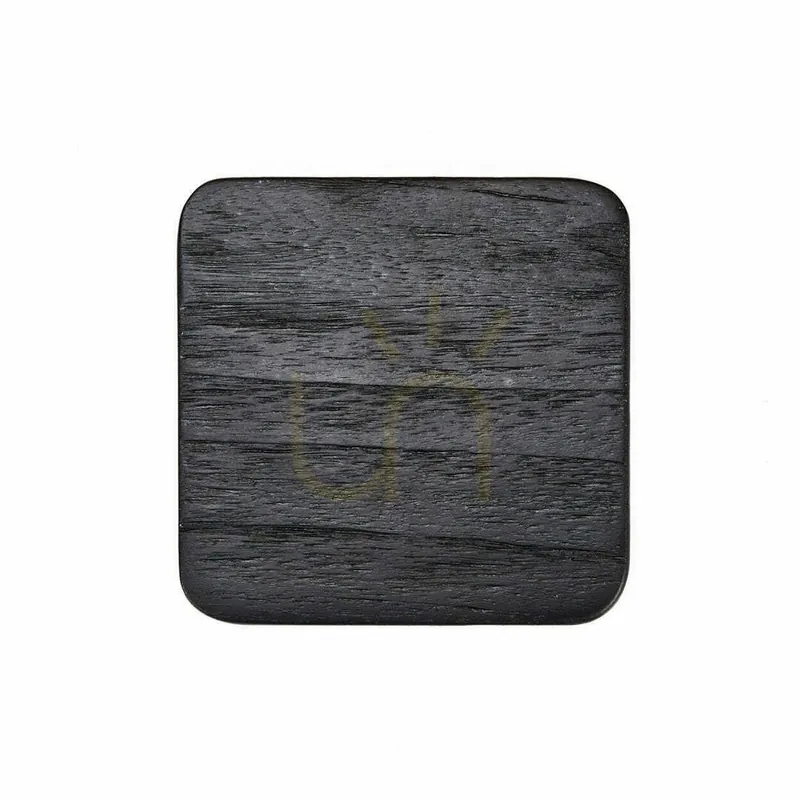 Suport pahar BAZAR BIZAR The Material Coaster negru rustic mediu Doar azi