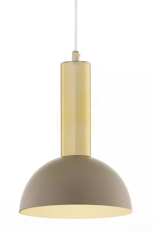 Lampă suspendată Sigma VITRUM GOLD 41714 bej cald aur periat E27 18 cm Preț redus