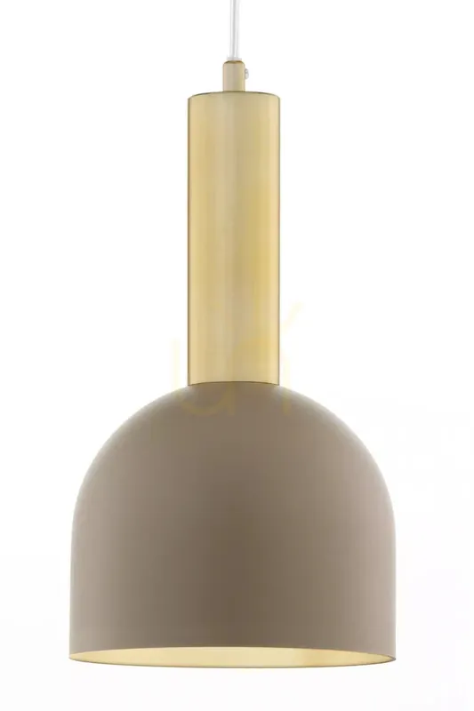 Cumpără online Lampa pendanta Sigma Vitrum Gold bej cald E27 17 cm SKU 41715