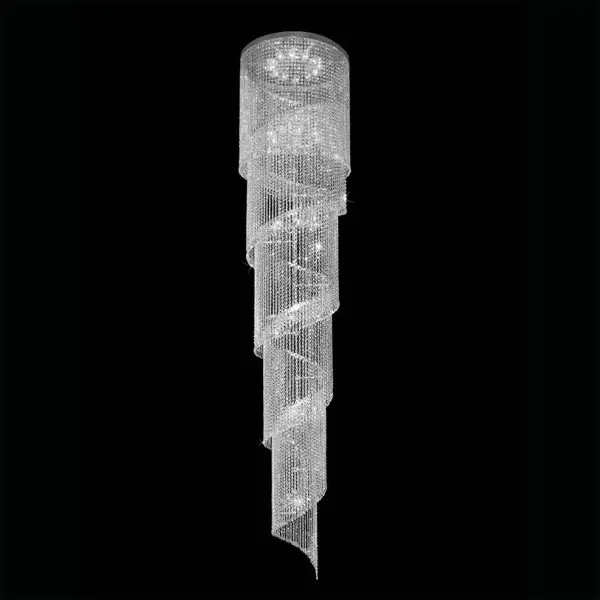 Lustra spirala cristal Bohemia L15 512/18/3 Nu rata