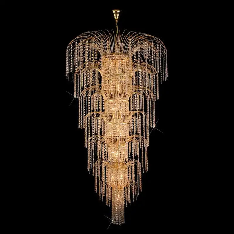 Cel mai vândut Candelabru, Lustra casa scarii cristal Bohemia, diametru 100cm