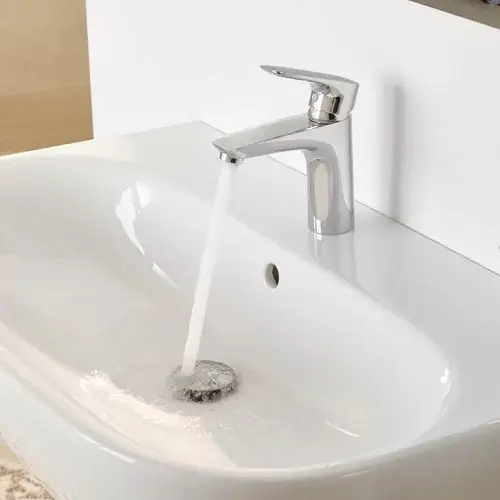 Ofertă de sezon Baterie lavoar monocomanda H135, fara ventil Kludi Pure&Solid 340280575