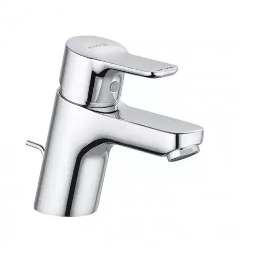 Baterie lavoar monocomanda H 125 cu ventil, Kludi Pure&Easy 372850565 Reducere extra