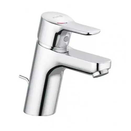 Calitate înaltă Baterie lavoar monocomanda H 145, cu ventil, functie Cold Start Kludi Pure&Easy 372890565