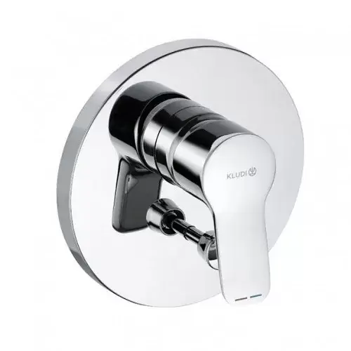 Baterie cada dus monocomanda rotunda Ø150, montaj incastrat Kludi Pure&Easy 374190565 Cel mai vândut