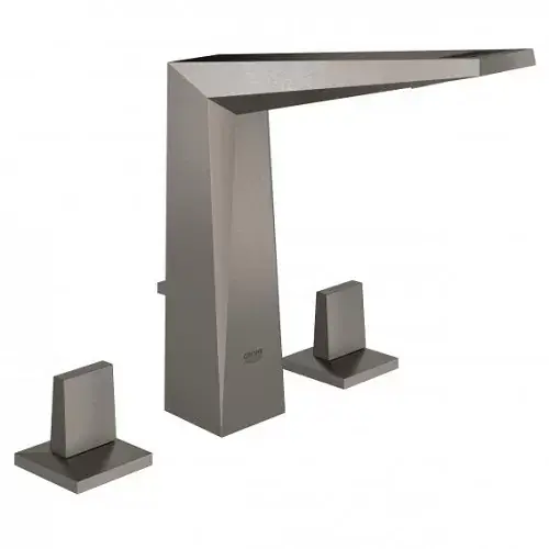 Baterie lavoar cu 3 orificii Grohe seria Allure Brilliant antracit mat (brushed hard graphite) 20344AL0 Reducere