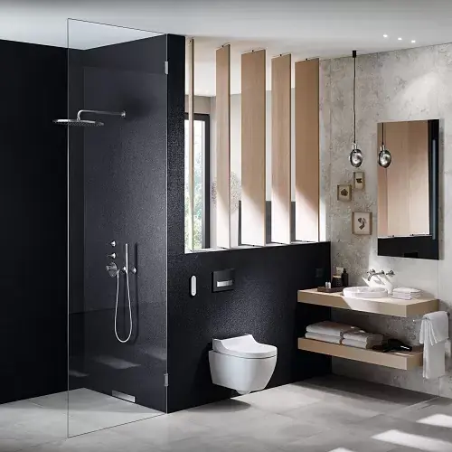 Lavoar pe blat eliptic 60 cm cu preaplin Geberit VariForm 500.729.01.2 Plată sigură