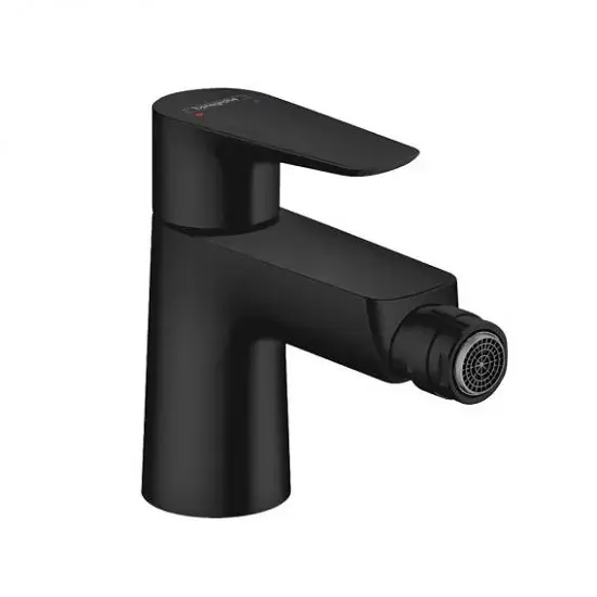 Baterie bideu monocomanda cu ventil pop-up, negru mat, Hansgrohe Talis E 71720670 Livrare expres