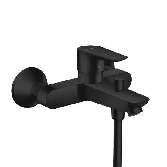 Plată sigură Baterie cada dus monocomanda, negru mat, Hansgrohe Talis E 71740670