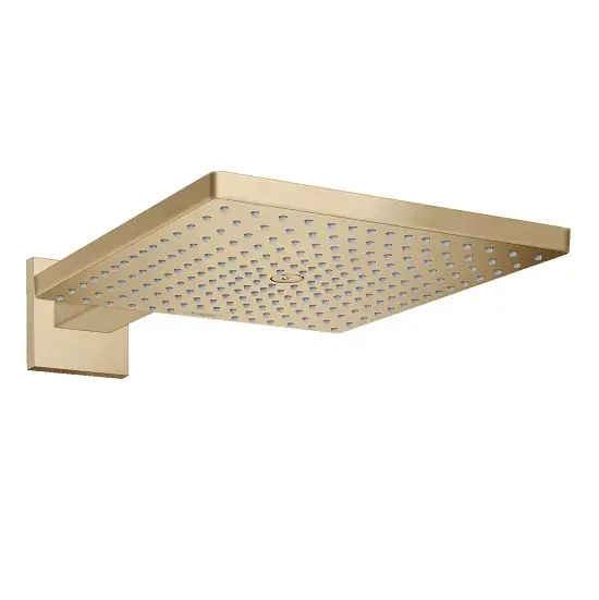 Ofertă Para de dus fixa cu brat, bronz satinat, Hansgrohe Raindance E 300 1 jet 26238140