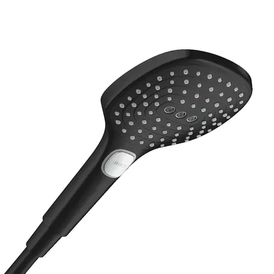 Para de dus mobila cu 3 jeturi, negru mat, Hansgrohe Raindance Select E 120 26520670 Retur gratuit