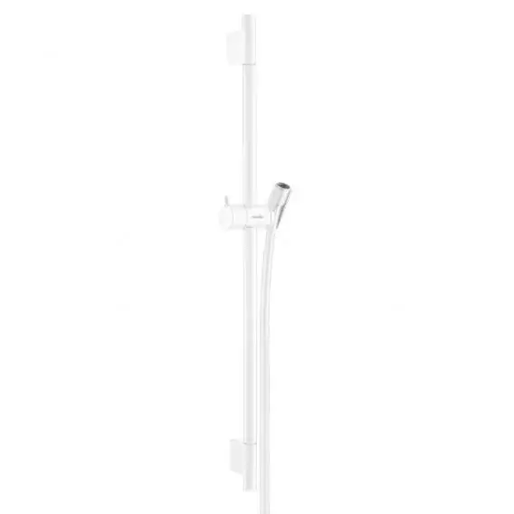 Bara de dus 650 mm, alb mat, Hansgrohe Unica S Puro 28632700 Ieftin